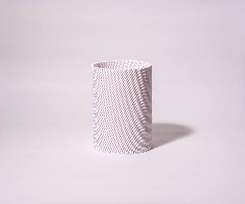 WOVEN LAMP white